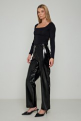 Picture of Leather croco pants