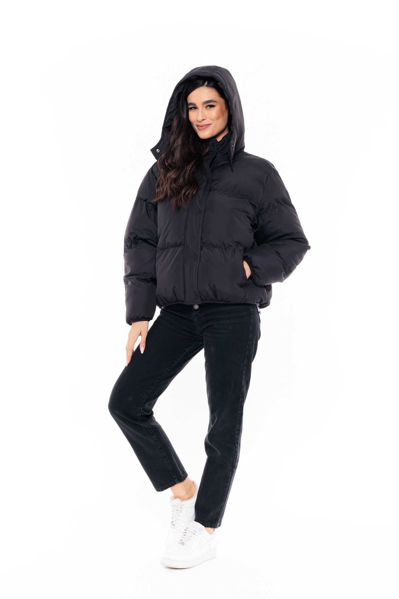 Picture of S' Women's short jacket with built-in hood