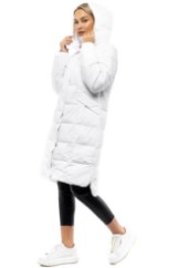 Picture of B' women's long jacket with built-in hood