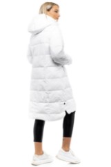 Picture of B' women's long jacket with built-in hood