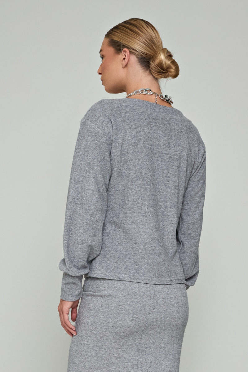 Picture of V-neck pullover cardigan