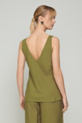 Picture of Sleeveless evase blouse