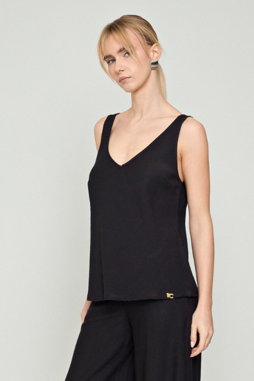 Picture of Sleeveless evase blouse