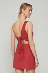 Picture of One shoulder top with knot