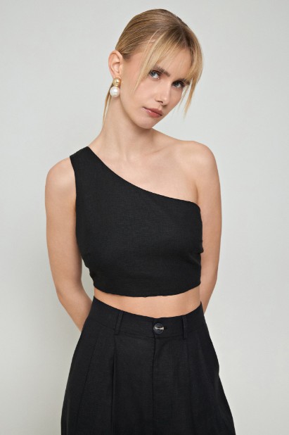 Picture of One shoulder top with knot