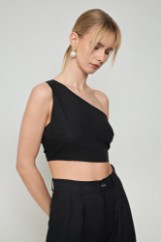 Picture of One shoulder top with knot