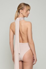 Picture of Bamboo halter bodysuit