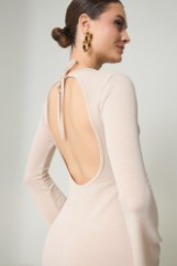 Picture of Mini backless dress with big sleeves