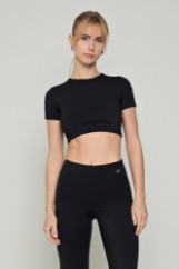 Picture of Crop top in elastic fabric