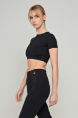 Picture of Crop top in elastic fabric