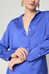 Picture of Loose basic satin shirt