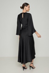 Picture of Asymmetric dress with wide sleeves