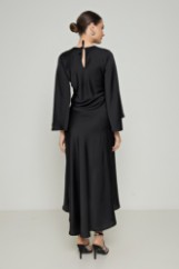 Picture of Asymmetric dress with wide sleeves