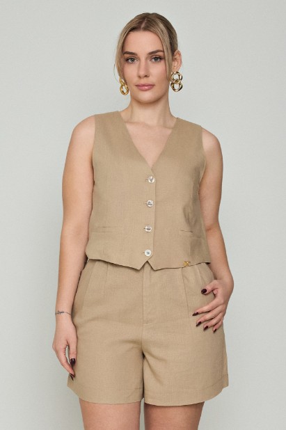 Picture of Basic linen waistcoat