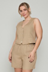 Picture of Basic linen waistcoat