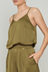 Picture of Sleeveless satin blouse