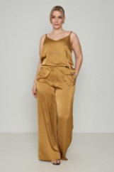 Picture of Wide leg satin trousers