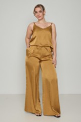 Picture of Wide leg satin trousers