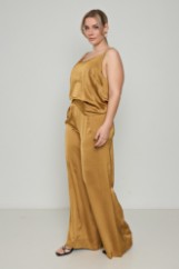 Picture of Wide leg satin trousers