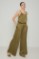 Picture of Wide leg satin trousers