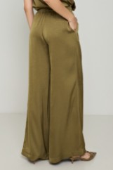 Picture of Wide leg satin trousers