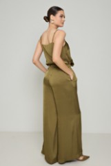 Picture of Wide leg satin trousers