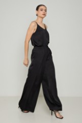 Picture of Wide leg satin trousers