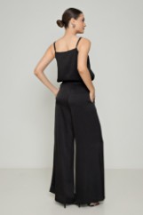 Picture of Wide leg satin trousers