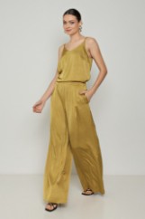 Picture of Wide leg satin trousers