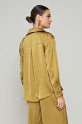 Picture of Loose basic satin shirt