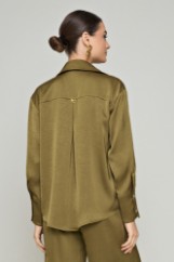 Picture of Loose basic satin shirt